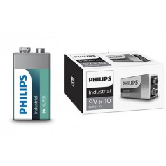 PHILIPS, Philips Industrial 9V 6LR61 alkalinebatterij, Andere formaten, BS042-CB