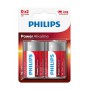 PHILIPS - Philips Power D/LR20 Alkaline - 2 pieces - Size C D 4.5V XL - BS048-CB
