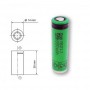 Sony, Sony / Murata US14500VR2 680mAh - 2A 3.7V 14x49mm rechargeable battery, Other formats, NK222-CB