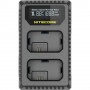 NITECORE - Nitecore USN1 double USB charger for Sony NP-FW50 - Sony photo-video chargers - BS054