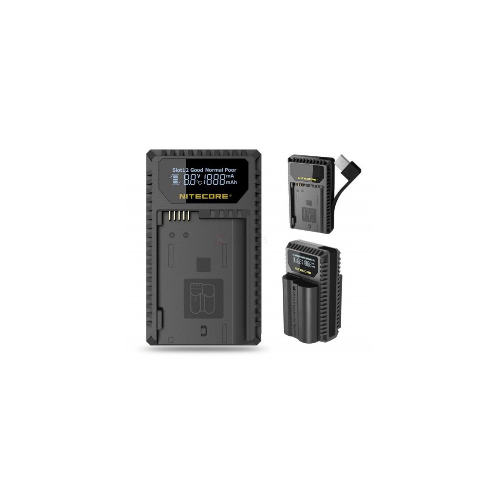USB Akkuladegerät Ladeschale für Nikon EN-EL14 EN-EL14a 