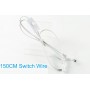 Oem, 150cm power cable with ON / OFF switch for NedRo LED tubes, LED connectors, AL222