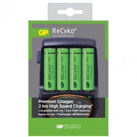 GP - 2h GP Speed Battery Charger + 4x AA 2600mAh ReCyko + 2700 Series - Battery chargers - BL216