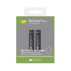 GP - Duo GP ReCyko+ Pro Professional R03/AAA 800mAh Rechargeable - Size AAA - BS126-CB