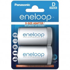 Panasonic Eneloop Adapter AA R6 to D Mono R20 - 2x Blister
