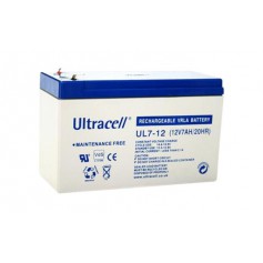 Ultracell, Ultracell UL7-12 12V 7Ah 7000mAh Rechargeable Lead Acid Battery, Battery Lead-acid , BS141