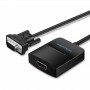 Vention, VGA Male to HDMI Female + Audio + Power adapter converter, VGA adapters, V057