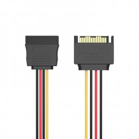 Vention - 15-Pin Male to Female SATA hard disc cable power supply extension - Molex and Sata Cables - V080