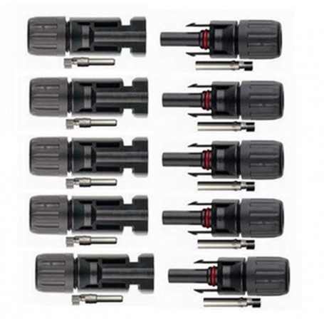Oem - 5 Seturi MC4 DC Conector panou solar DC male - female 30A 1000V - BOL SPECIAL - AL289