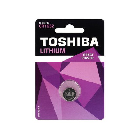 Toshiba - Toshiba CR1632 125mAh 3V Lithium battery - Button cells - BL110-CB