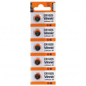 Vinnic - Vinnic CR1025 30mAh 3V battery - Button cells - BL274-CB