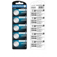 EverActive, everActive CR2025 165mAh 3V battery, Button cells, BL052-CB