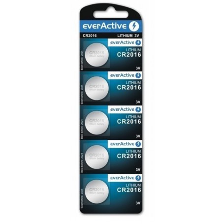 EverActive - Battery everActive CR2016 6016 90mAh 3V - Button cells - BL051-CB