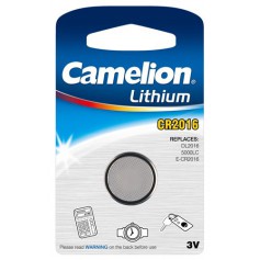 Camelion, Camelion CR2016 Professional Electronics 3V 90mAh Lithium knoopcel, Knoopcellen, BS252-CB