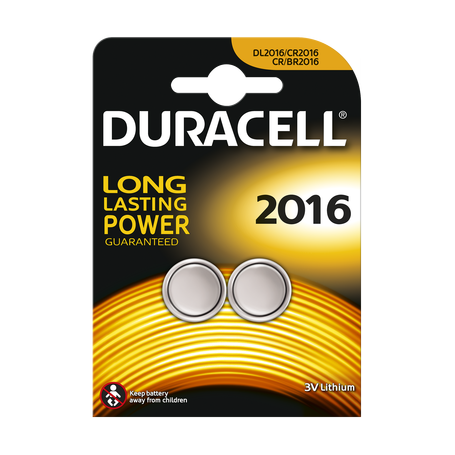 Duracell - Battery Duracell CR2016 6016 90mAh 3V - Button cells - BS255-CB