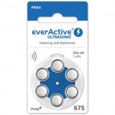 EverActive, everActive ULTRASONIC 675 Hearing Aid Battery, Hearing batteries, BL284-CB
