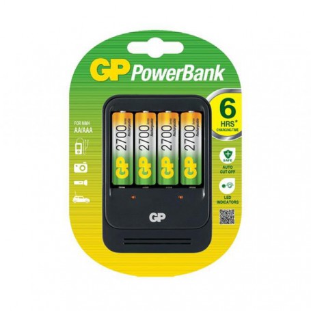 GP - 2h GP PB550 Speed Battery Charger + 4x AA 2700mAh ReCyko + 2700 Series - Battery chargers - BS271
