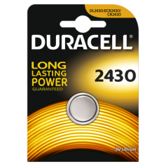 Duracell CR2430 lithium button cell battery