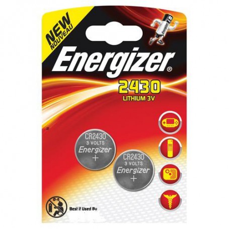 Energizer - Energizer CR2430 lithium button cell battery - Duo Pack - Button cells - BS298-CB