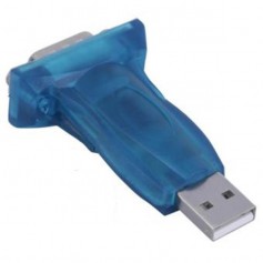 USB 2.0 to 9 Pin RS232 DB9 COM Port Serial Adapter TM64
