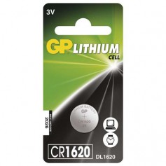 GP, GP CR1620 3v lithium knoopcelbatterij, Knoopcellen, BS314-CB