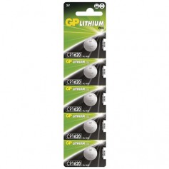 GP CR1620 lithium button cell battery