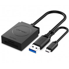 UGREEN, USB 3.0 SD/TF Card Reader with OTG, SD en USB Memory, UG411