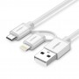 UGREEN, UGREEN Lightning Cable, USB A to Micro USB and Lightning Cable, iPhone data cables , UG419-CB