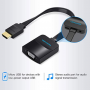 Vention - HDMI to VGA converter with 3.5mm audio and USB power supply - HDMI adapters - V102-CB