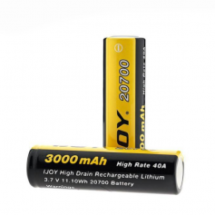 iJoy, iJoy 20700 3000mAh - 40A Li-Ni rechargeable battery, Other formats, NK413-CB