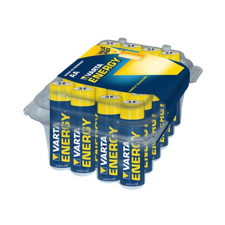 Varta - 24-Pack - AA R6 Varta Energy Alkaline battery - Size AA - BS320-CB