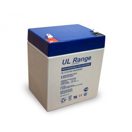 Ultracell, Ultracell VRLA / Lead Battery 5000mAh 12V (UL5.0-12), Battery Lead-acid , BS334