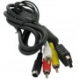 Oem, 1.8M S-Video AV + RCA (composite) cable for PS2 PS3 YGP576, PlayStation 2, YGP576