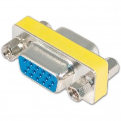 Oem, 15 Pin HD SVGA VGA vrouwtje naar vrouwtje, female to female adapter, VGA adapters, YPC278