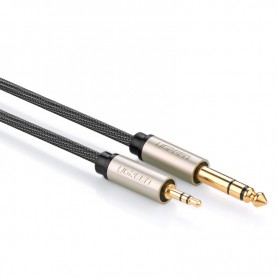 UGREEN - UGREEN 3.5mm Male to 6.35mm Male Jack Audio Cable - Audio cables - UG085-CB