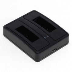 OTB, Dubbel USB Lader voor GoPro Hero (2018) Hero 5 / 6 / 7, GoPro foto-video laders, ON6269