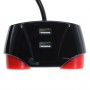 OTB - 10A Car adapter / distributor cigarette lighter 2x clutch + 4 USB 1.2m - Auto charger - ON6277