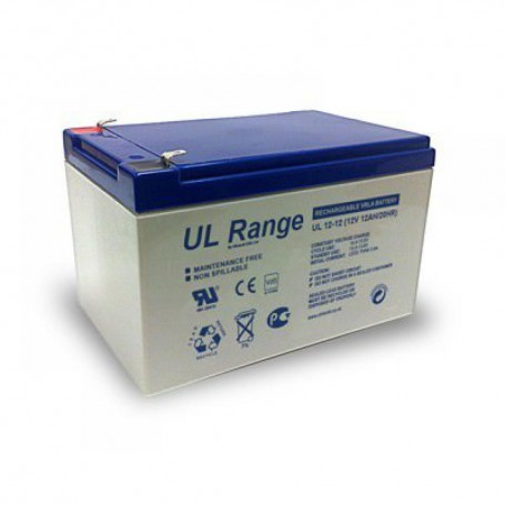 Ultracell - Ultracell UL12-12 12V 12Ah 12000mAh Rechargeable Lead Acid Battery - Battery Lead-acid  - NK402