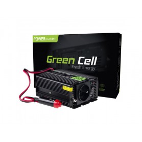 Green Cell, 150W DC 12V a AC 230V Convertidor convertidor de corriente con USB, Inversores de batería, GC005