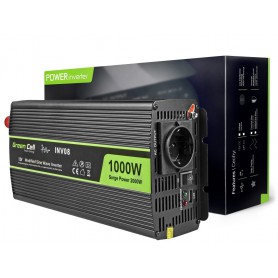 Green Cell - 1000W DC 12V la 230V cu USB Convertor Inverter curent - Invertoare de baterie - GC007