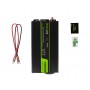 Green Cell - 1000W DC 24V a AC 230V Convertidor convertidor de corriente con USB - Pure/Full Sine Wave - Inversores de baterí...
