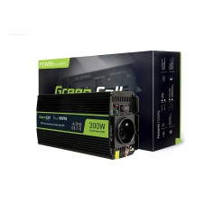 Green Cell, 300W DC 24V to AC 230V with USB Current Inverter Converter - Pure/Full Sine Wave, Battery inverters, GC010