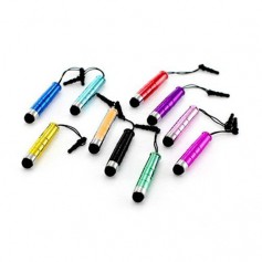 10x Mini Stylus (Set) with Soft Tip-top and 3.5mm plug ON044