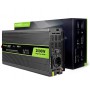 Green Cell, 2000W DC 12V a AC 230V Convertidor convertidor de corriente con USB - Pure/Full Sine Wave, Inversores de batería,...