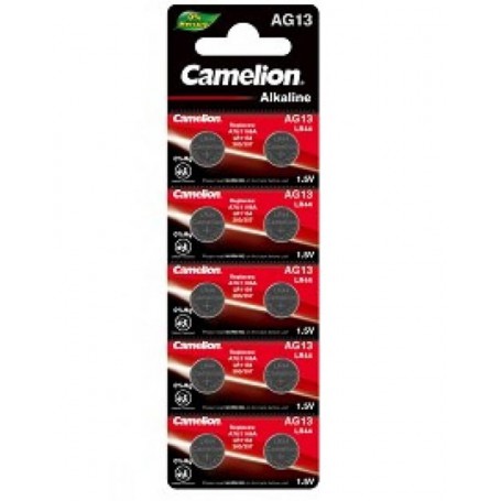 Camelion, Camelion AG13/LR44/76A/V13GA/A76 1.5v Alkaline button cell battery, Button cells, BS385-CB