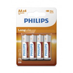 Philips Longlife Zinc AA/R6 alkalinebatterij