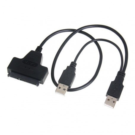 Oem - USB 2.0 to SATA 7+15 Pin Adapter for 2.5" HDD Hard Disk Drive - SATA and ATA adapters - AL328