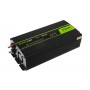 Green Cell, 500W DC 12V a AC 230V Convertidor convertidor de corriente con USB - Pure/Full Sine Wave, Inversores de batería, ...