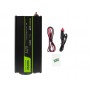 Green Cell, 500W DC 12V a AC 230V Convertidor convertidor de corriente con USB - Pure/Full Sine Wave, Inversores de batería, ...