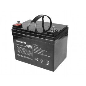 Green Cell, Batterie Green Cell 12V 33Ah VRLA AGM avec terminal B3, Plomb-acide (AGM et GEL) Batteries, GC057